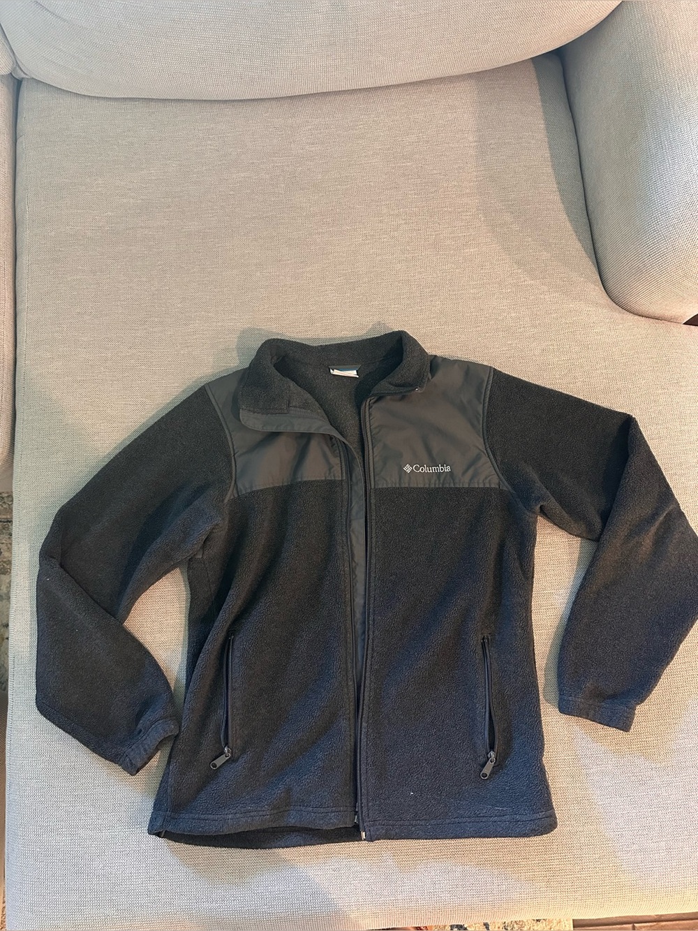 Columbia Dark Gray Full-Zip Fleece Jacket